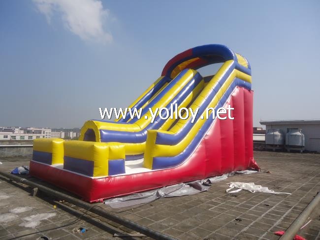 Great wall Green inflatable slide