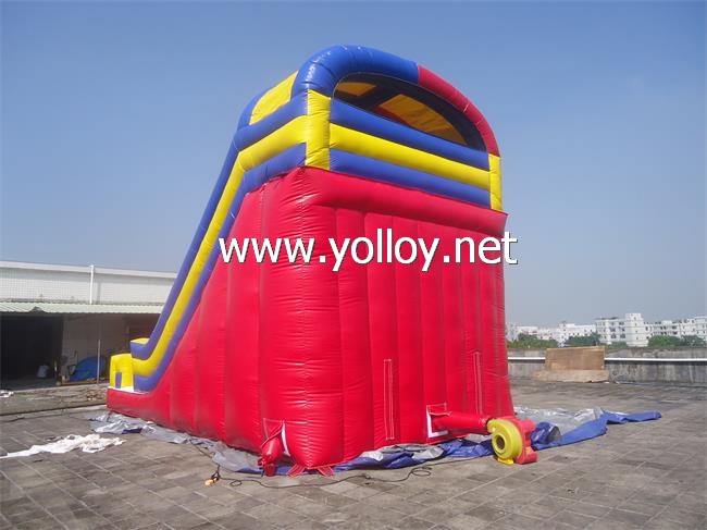Great wall Green inflatable slide