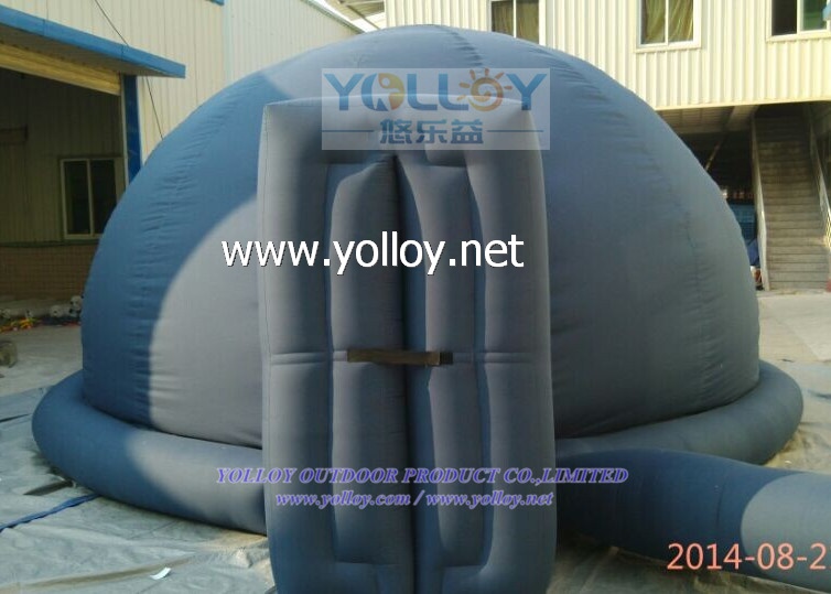 Planetarium projection dome inflatable tent 