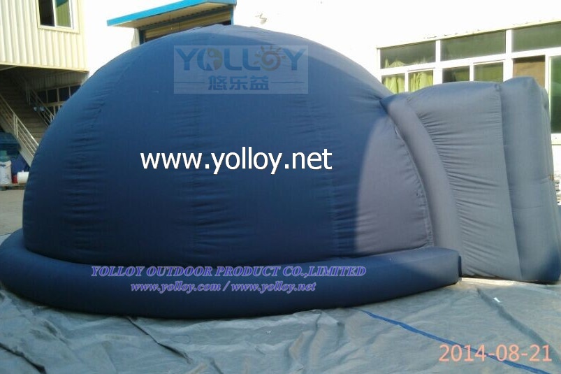 Planetarium projection dome inflatable tent 