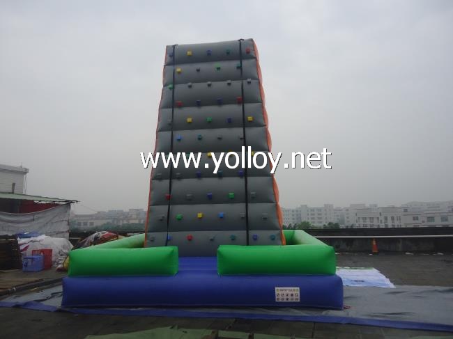 Obstacle sports Inflatable Rock climbing wall