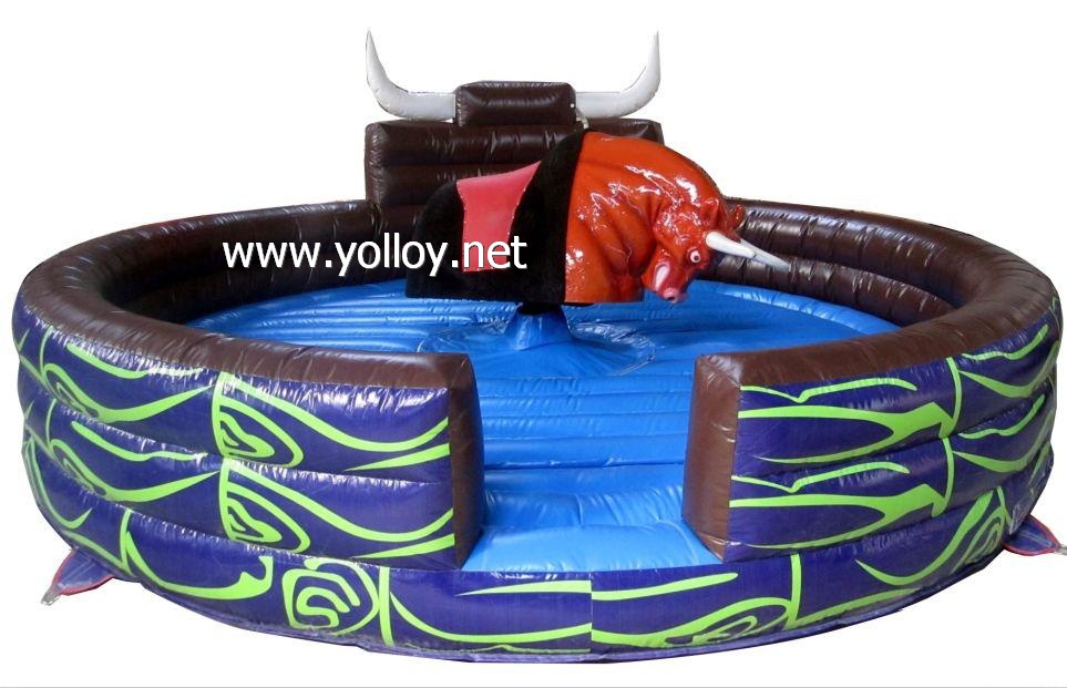 Great fun inflatable Rodeo Bull bounce castle