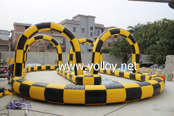 inflatable zorb ball race track