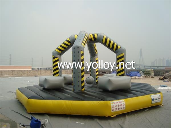 The wrecking ball inflatable interested bouncy games