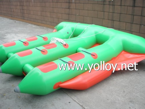 Inflatable Water Toys Fly Fish Tube For 6 People