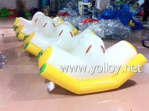 Pool game inflatable water totter toys