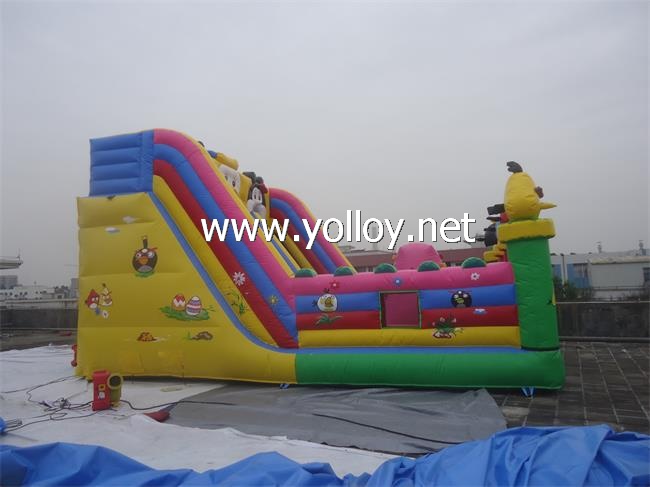 Lovely Mickey inflatable jumping castle with slide