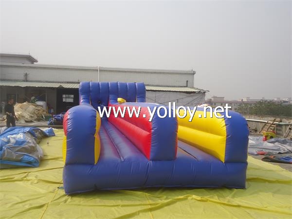 Great fun inflatable bungee run bungee running