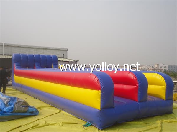 Great fun inflatable bungee run bungee running