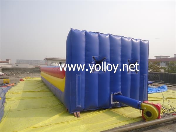 Great fun inflatable bungee run bungee running