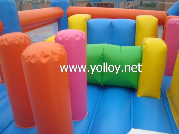 Shake inflatable bouncy castle Childrens park