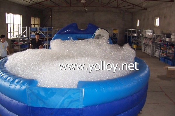 outdoor inflatable foam pit for foam party