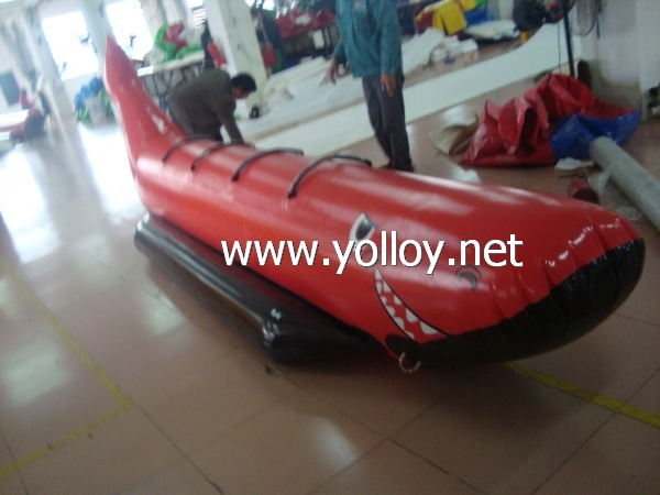 Lovely Shake shaped Banana Boat in red