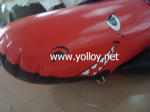 Lovely Shake shaped Banana Boat in red