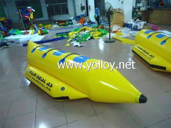 Cool banana boat for 3 Passenger Water Sled