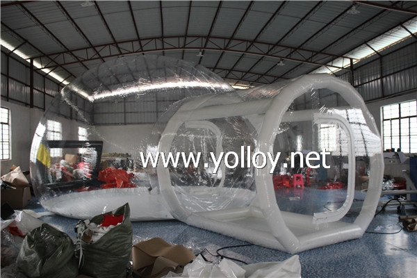 inflatable crystal bubble dome