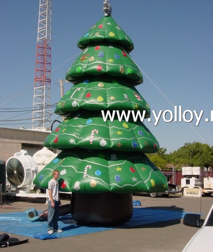 Giant inflatable decoration Christmas tree