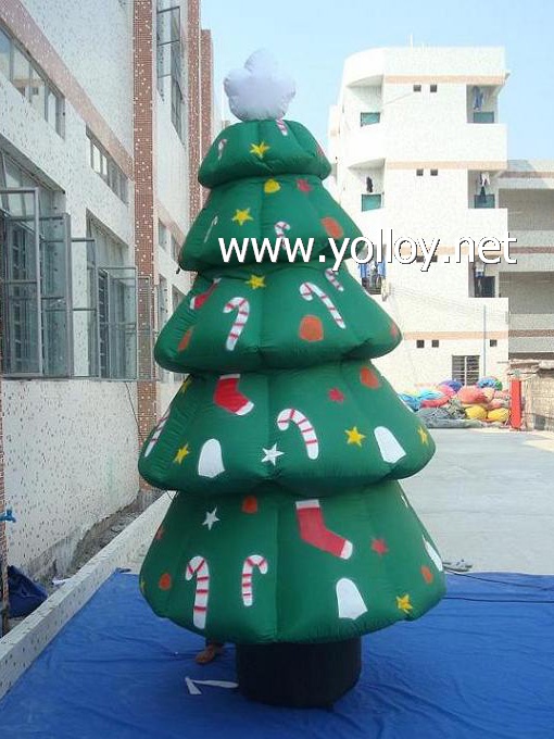 Giant inflatable decoration Christmas tree