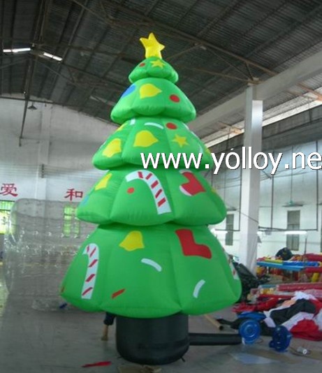 Giant inflatable decoration Christmas tree