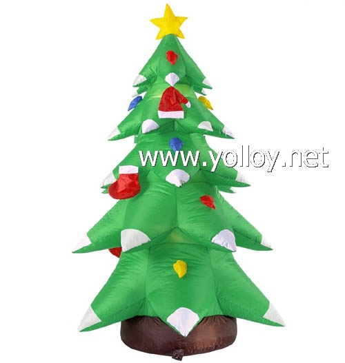 outdoor Big Christmas tree inflatable Xmas celebrating
