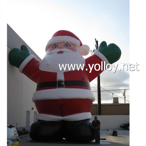 giant santa inflatable Christmas decoration