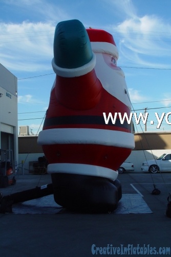 giant santa inflatable Christmas decoration