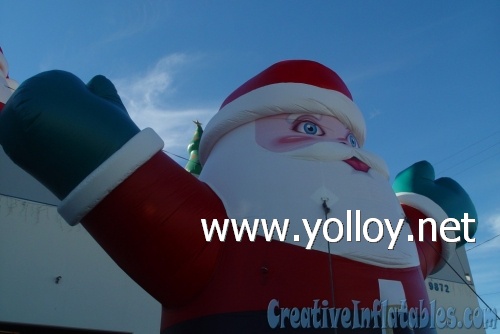 giant santa inflatable Christmas decoration