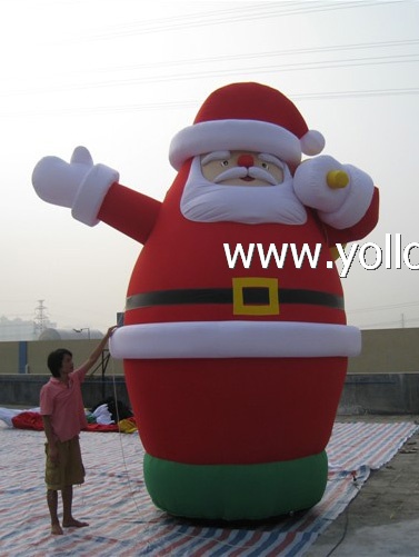 xmas santa inflatable big santa claus decoration