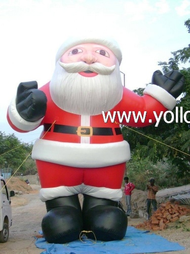 Grande inflable santa claus de navidad