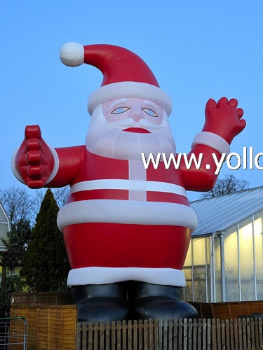 santa for christmas inflatable decoration