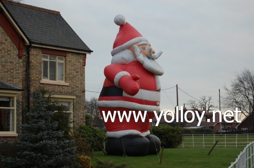 santa for christmas inflatable decoration
