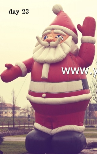 santa for christmas inflatable decoration