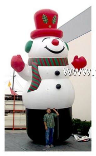 giant inflatable blow up snowman outdoor decoration