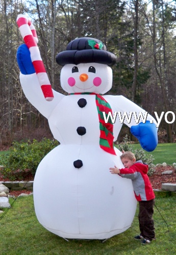 blow up snowman inflatable xmas outdoor decoration