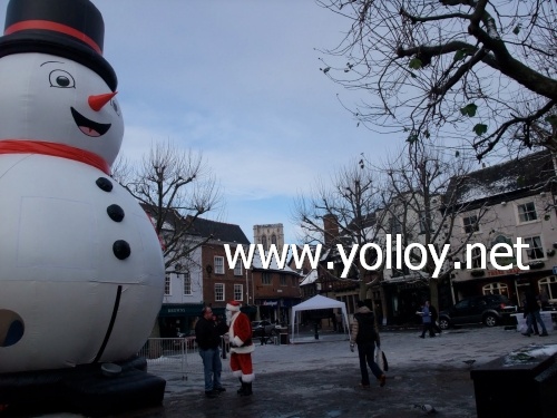 blow up snowman inflatable xmas outdoor decoration