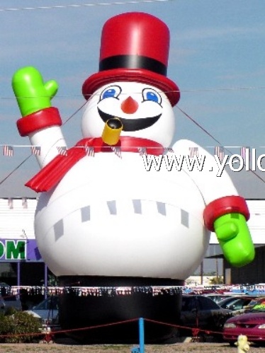 christmas decorations giant snowman inflatable outdoor