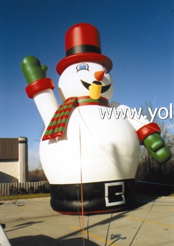 christmas decorations giant snowman inflatable outdoor