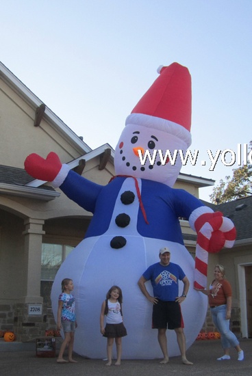 blow up snowman Decoration