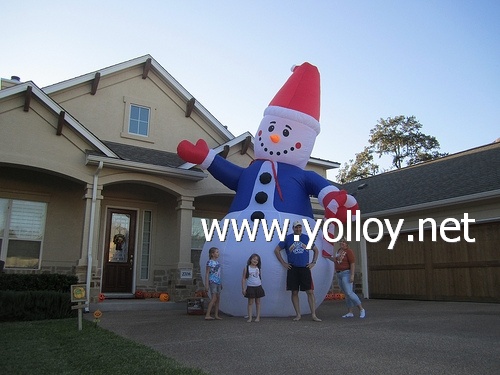 blow up snowman Decoration