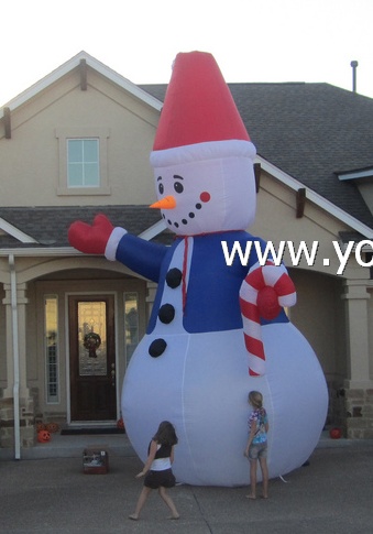 blow up snowman Decoration