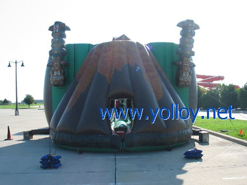 Zip Line inflatable Obstacle course for event party