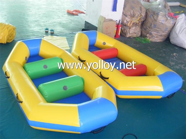 Green boat for one fish boat play inflatable boat
