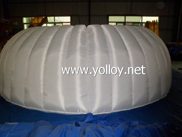 Inflatable Exhibition Clamshell building