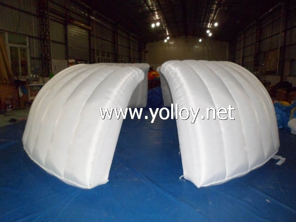 Inflatable Exhibition Clamshell building