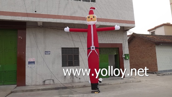 New high Christmas sky dancer wind dancer specialized inflatable man