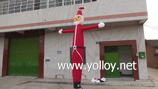 New high Christmas sky dancer wind dancer specialized inflatable man