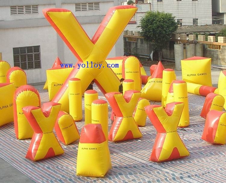 10 man Inflatable Paintball bunkers for paintball Game