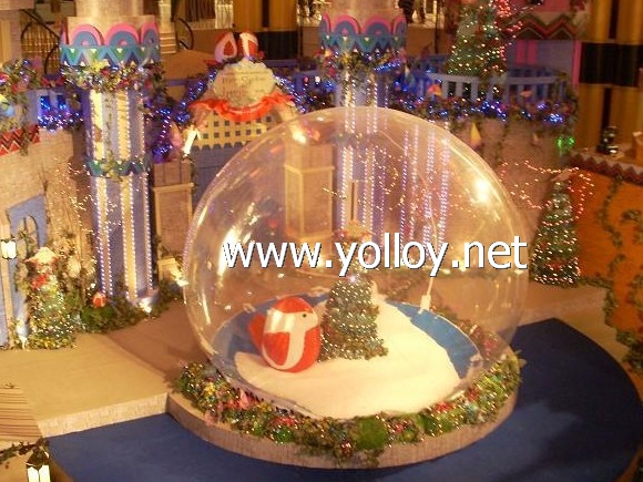 Transparent inflatable show ball for promotion event