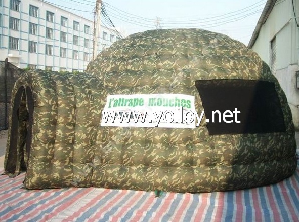 Camouflage inflatable tent igloo military dome