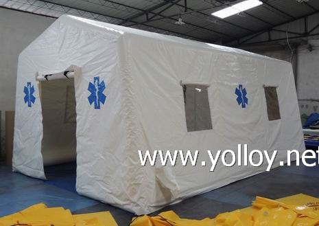 Self Erecting Inflating Rescue Tent